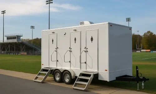 Sports Event Restroom Trailer Rentals