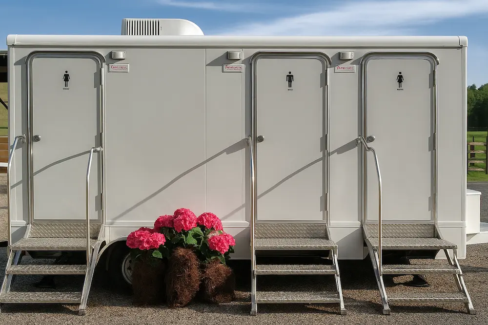 wedding restroom rentals